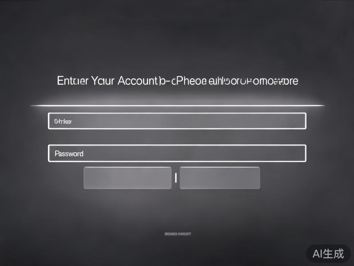 在登录界面，输入您的账号（如手机号码或用户名）和密