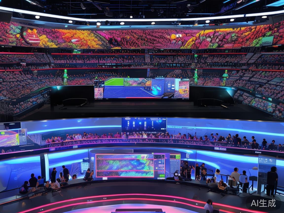 现代体育直播平台不断引入多样化的互动功能，如弹幕、